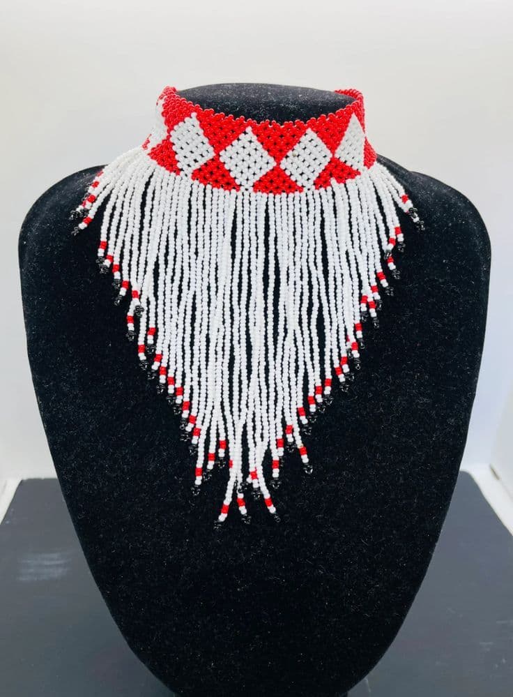 beaded necklace